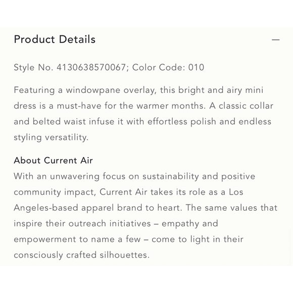 Anthropologie Windowpane Mini Dress - NWT - XL and 1X - Picture 14 of 15